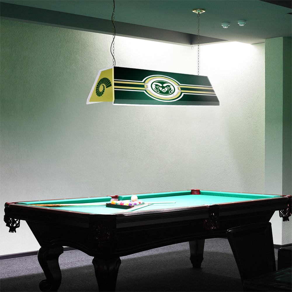 Colorado State Rams Edge Glow Pool Table Light Room View