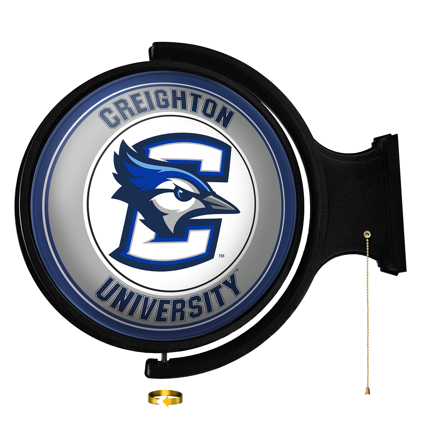 Creighton Blue Jays Round Rotating Wall Sign
