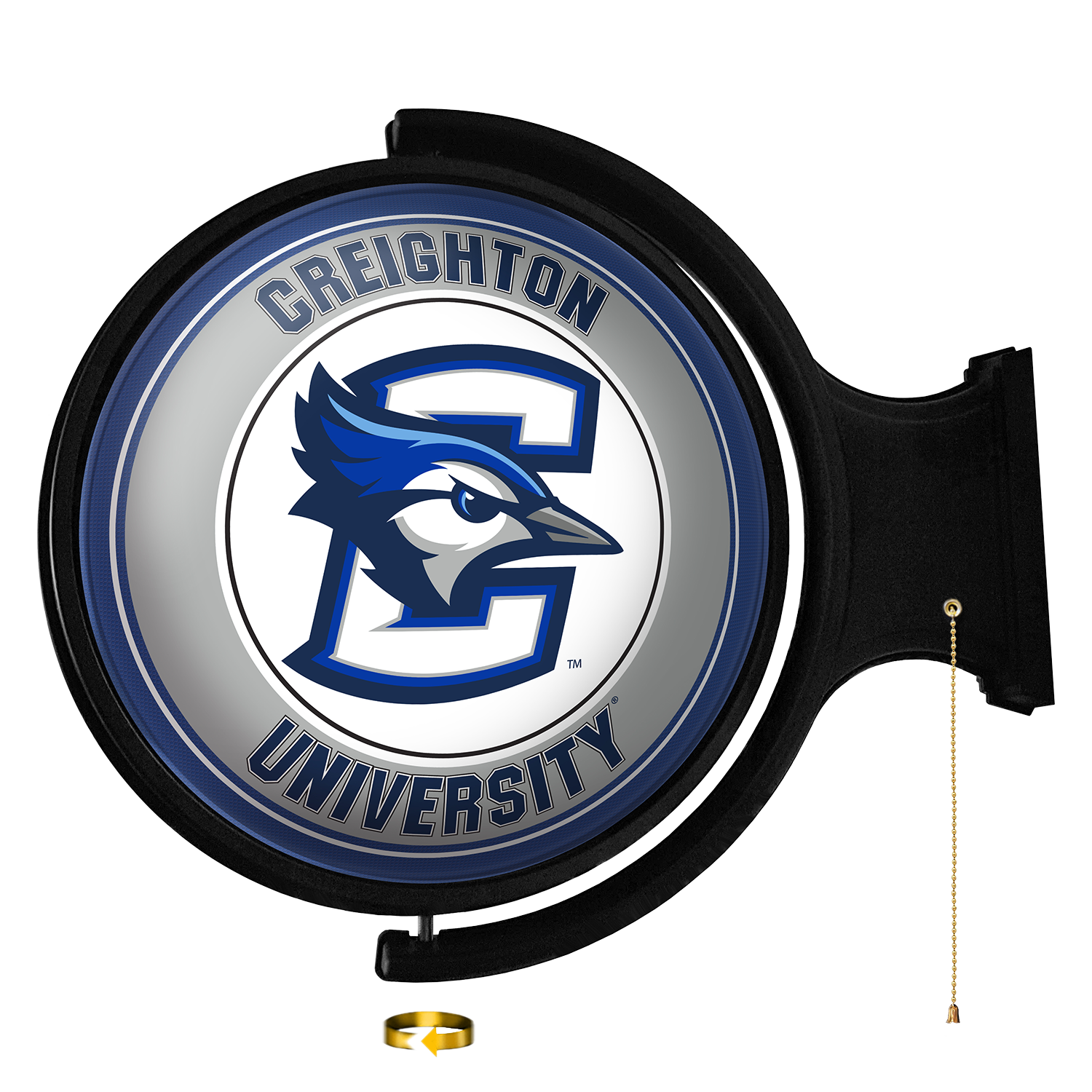 Creighton Blue Jays Round Rotating Wall Sign