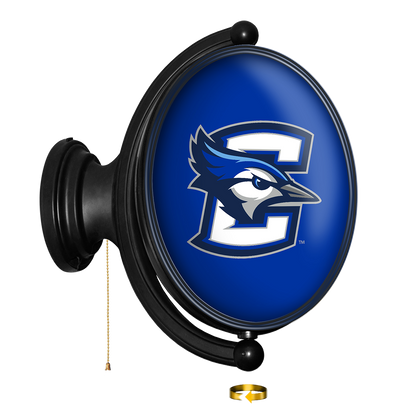 Creighton Blue Jays Oval Rotating Wall Sign