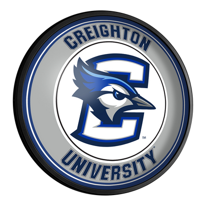 Creighton Blue Jays Slimline Round Lighted Wall Sign