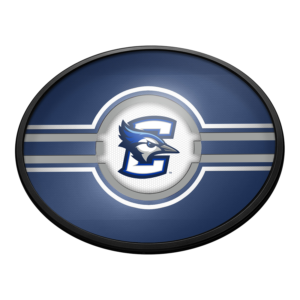 Creighton Blue Jays Slimline Oval Lighted Wall Sign