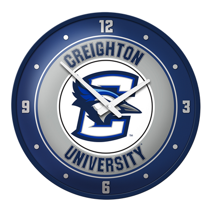 Creighton Blue Jays Round Wall Clock