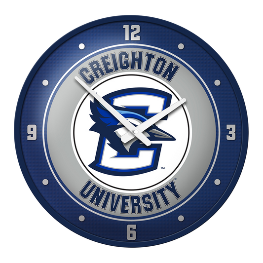 Creighton Blue Jays Round Wall Clock