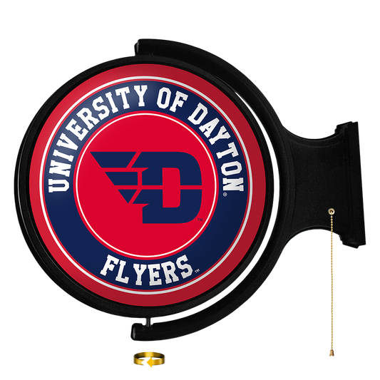 Dayton Flyers Round Rotating Wall Sign