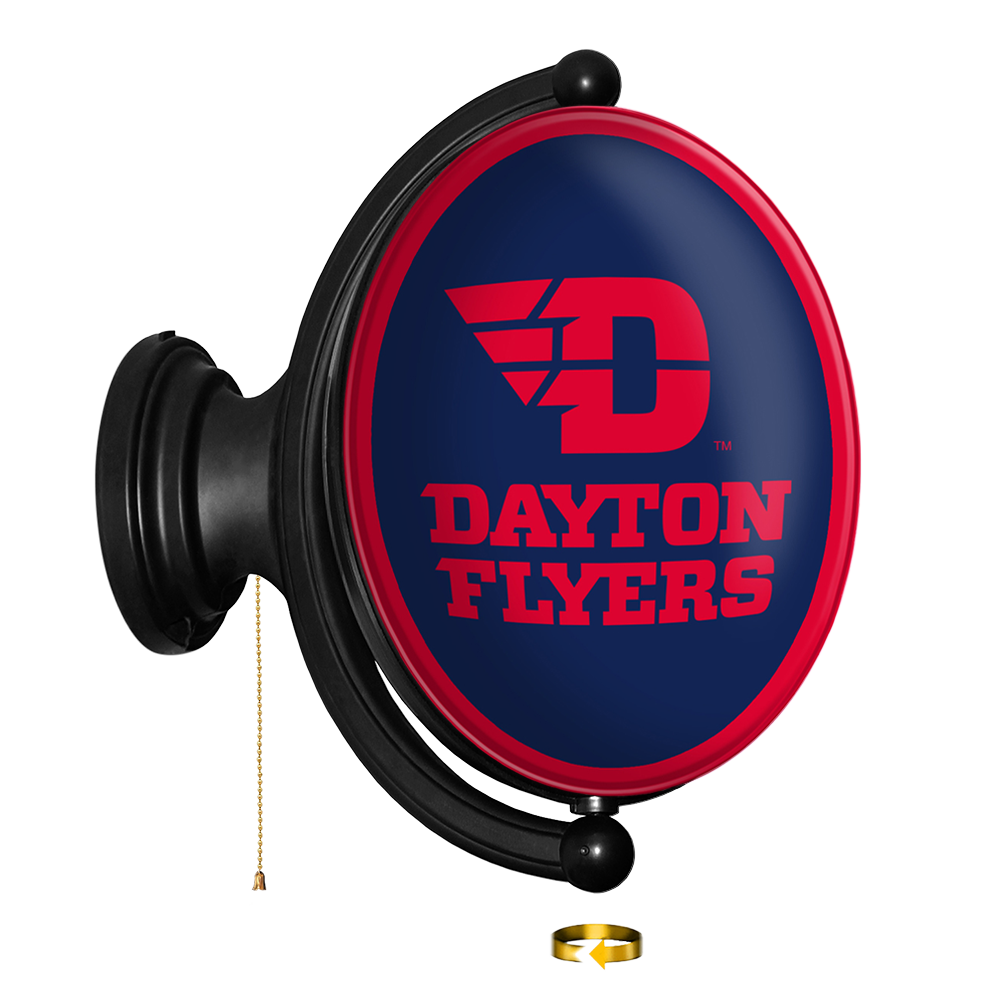 Dayton Flyers Oval Rotating Wall Sign