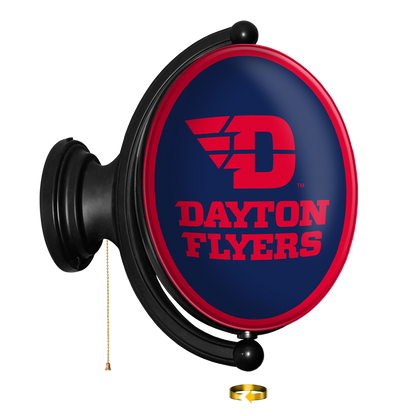 Dayton Flyers Oval Rotating Wall Sign