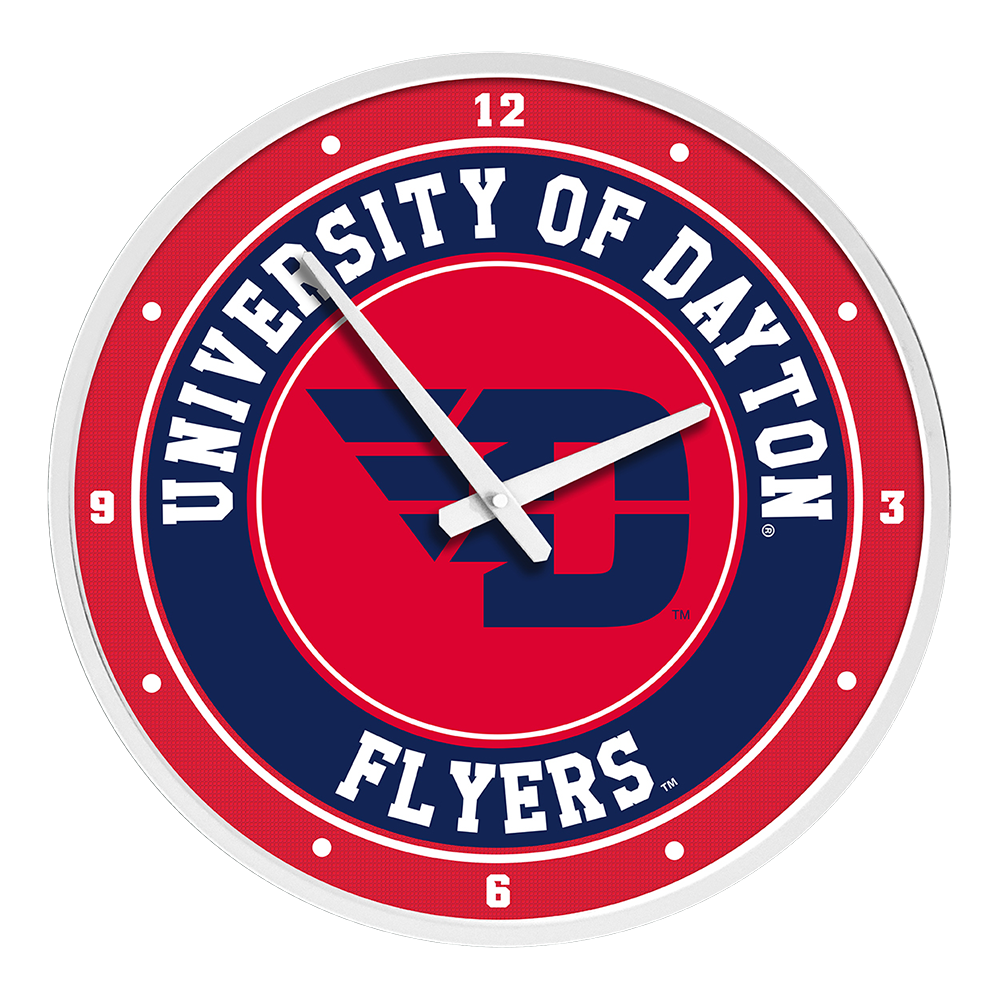 Dayton Flyers Round Wall Clock