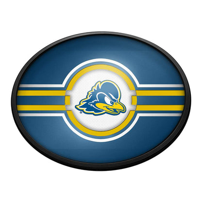 Delaware Blue Hens Slimline Oval Lighted Wall Sign