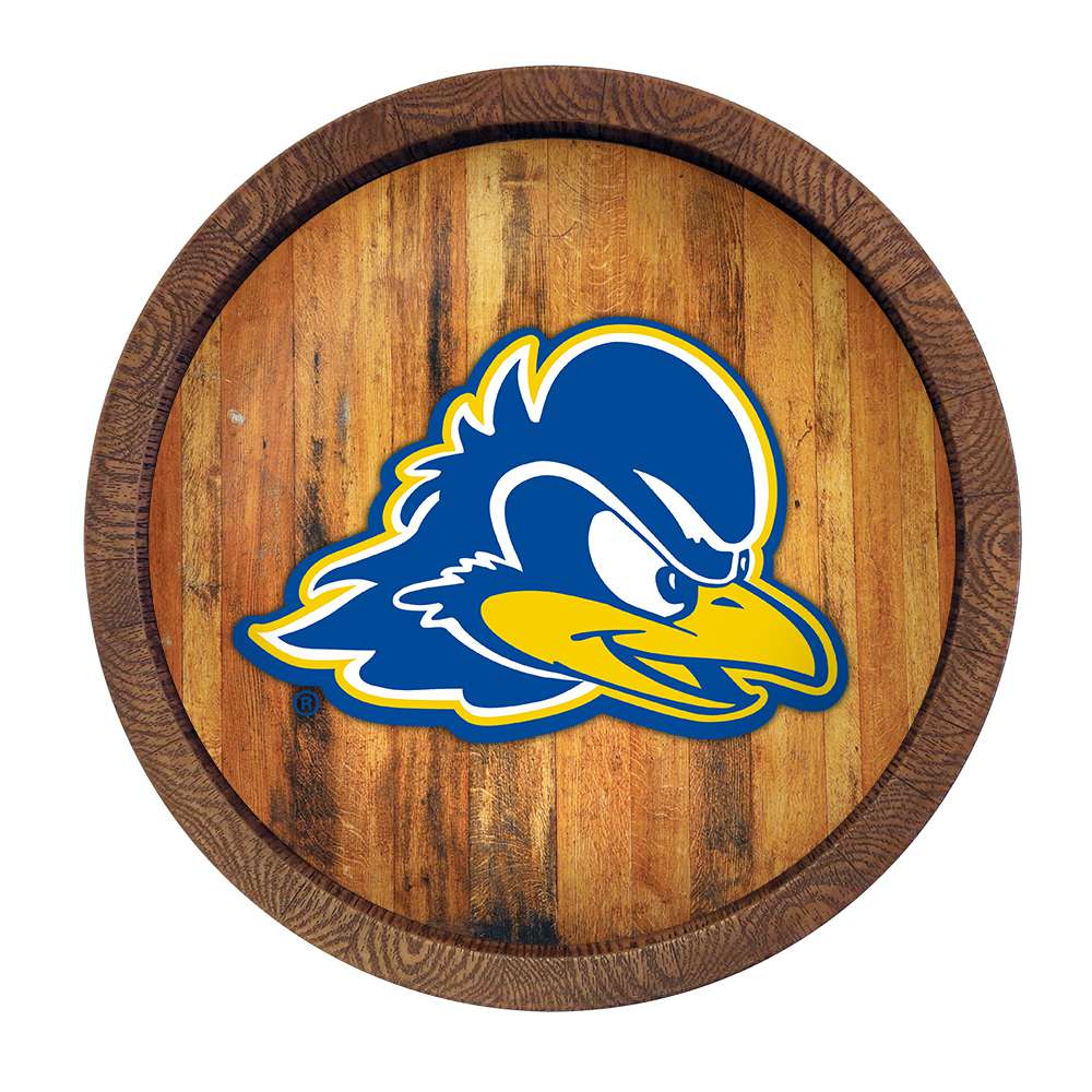 Delaware Blue Hens Barrel Top Sign
