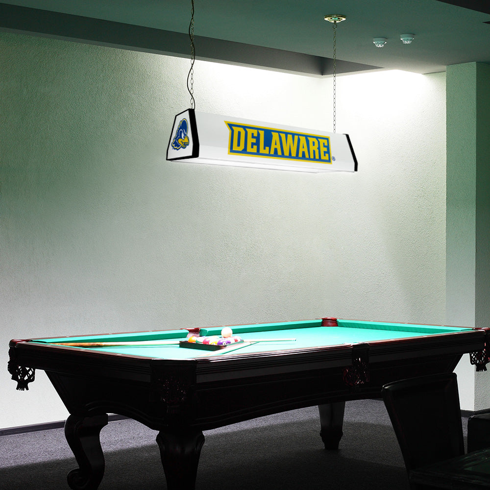 Delaware Blue Hens Standard Pool Table Light Room View