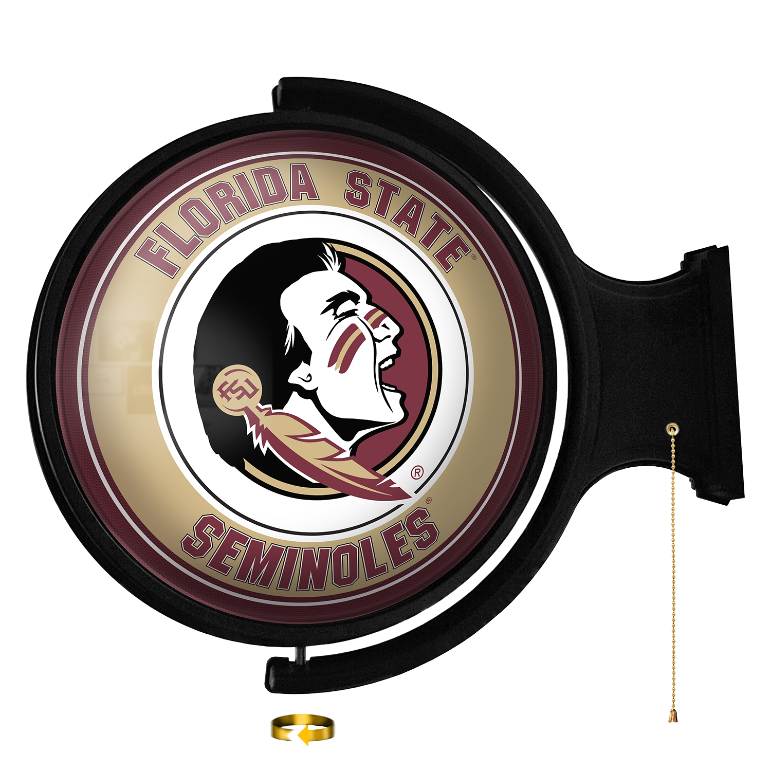 Florida State Seminoles Round Rotating Wall Sign