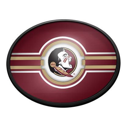 Florida State Seminoles Slimline Oval Lighted Wall Sign