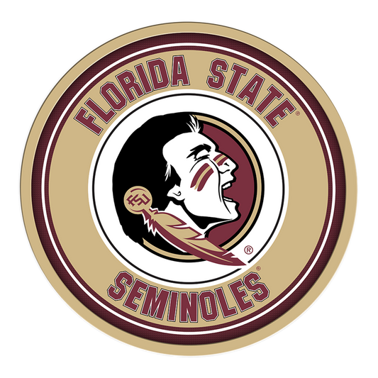 Florida State Seminoles Modern Disc Wall Sign