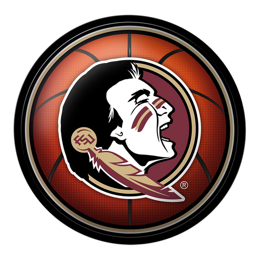 Florida State Seminoles Basketball Modern Disc Wall Sign