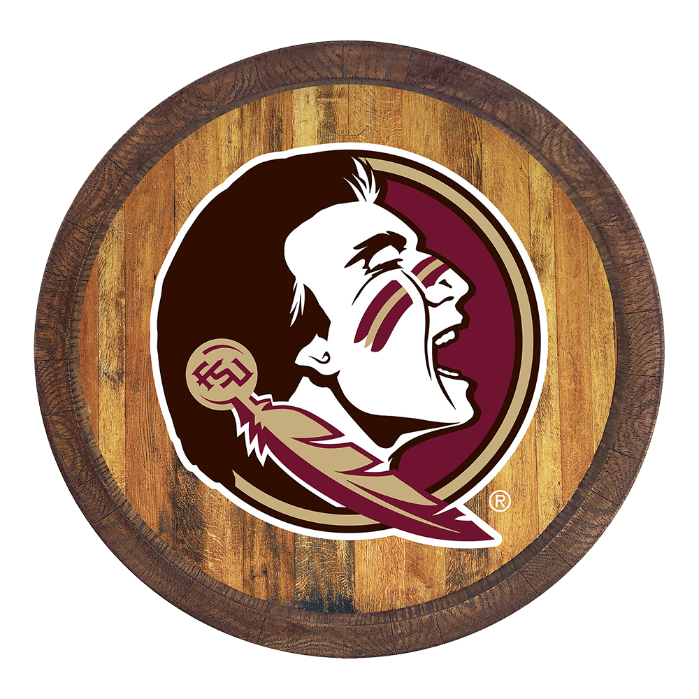 Florida State Seminoles Barrel Top Sign