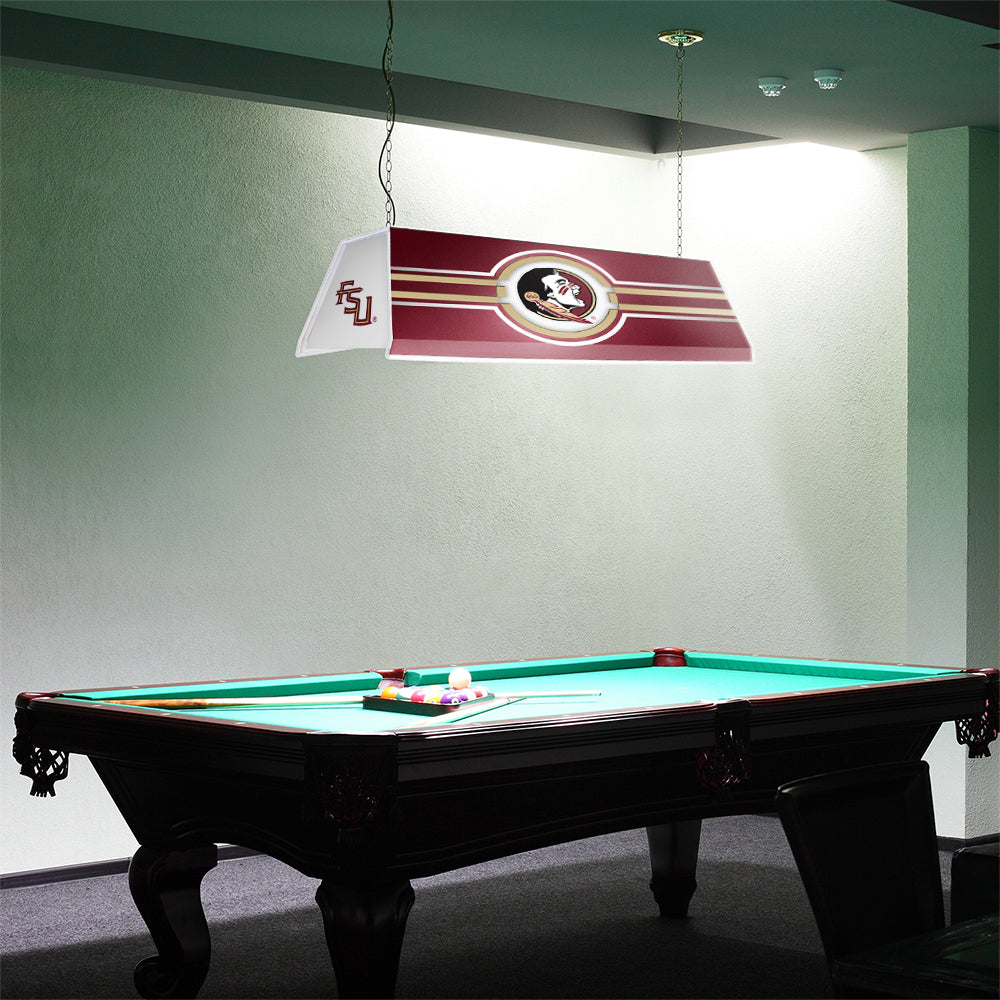 Florida State Seminoles Edge Glow Pool Table Light Room View