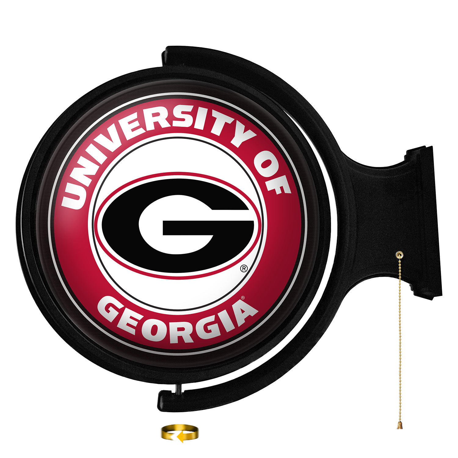 Georgia Bulldogs Round Rotating Wall Sign