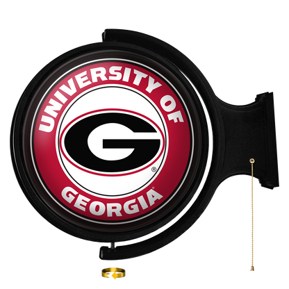 Georgia Bulldogs Round Rotating Wall Sign