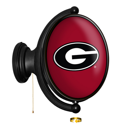 Georgia Bulldogs Oval Rotating Wall Sign