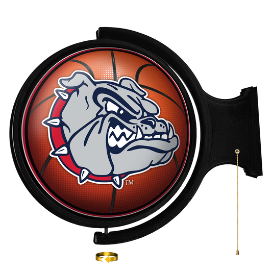 Gonzaga Bulldogs Round Basketball Rotating Wall Sign