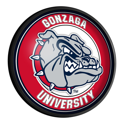 Gonzaga Bulldogs Slimline Round Lighted Wall Sign
