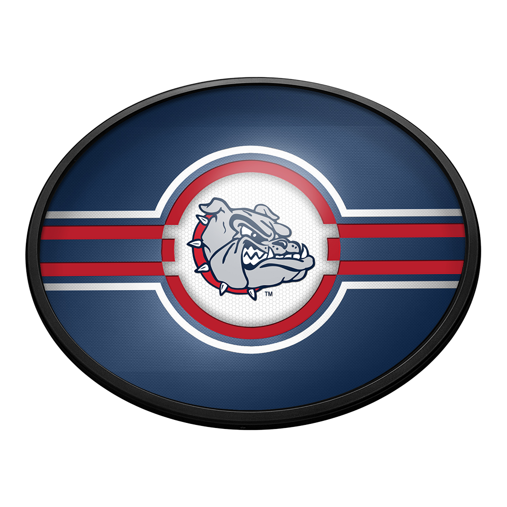 Gonzaga Bulldogs Slimline Oval Lighted Wall Sign