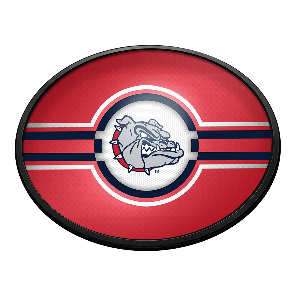 Gonzaga Bulldogs Slimline Oval Lighted Wall Sign