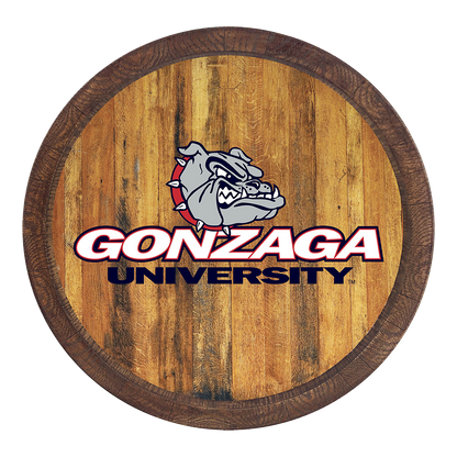 Gonzaga Bulldogs Barrel Top Sign