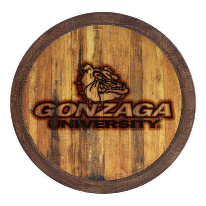 Gonzaga Bulldogs Branded Barrel Top Sign