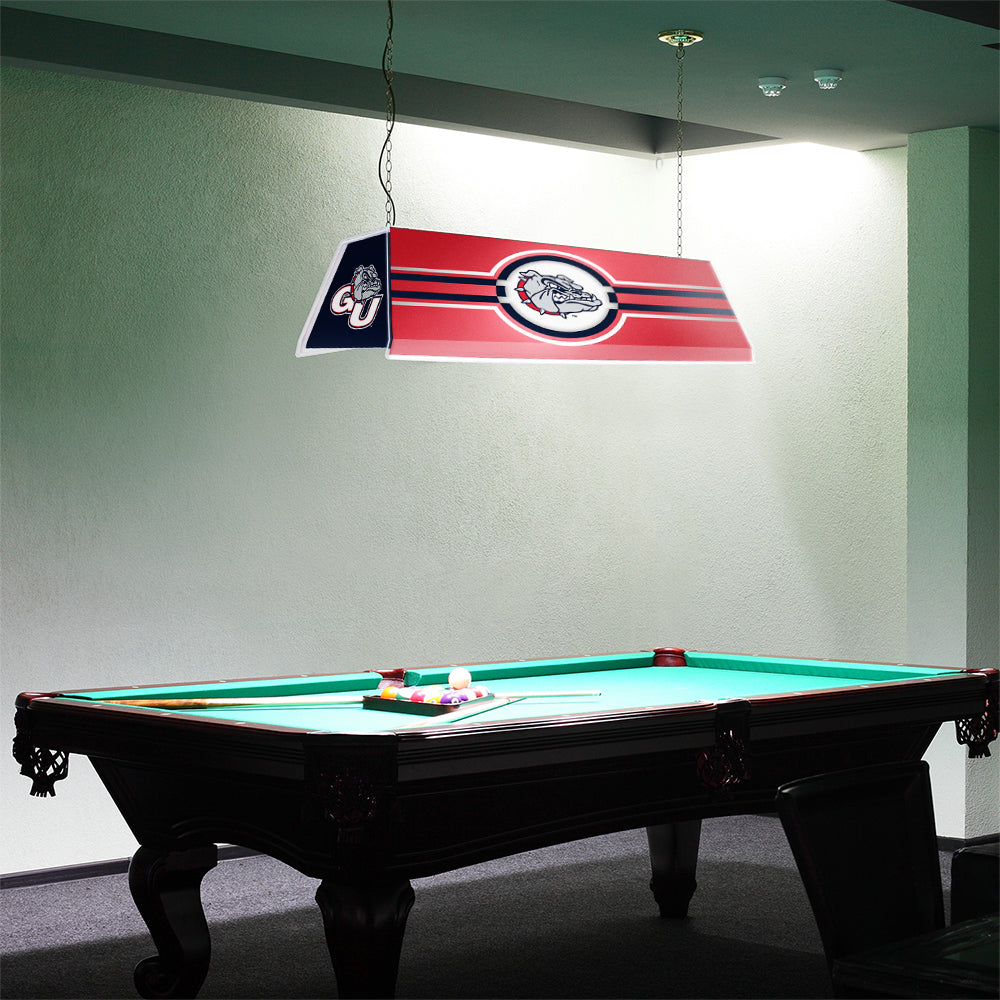 Gonzaga Bulldogs Edge Glow Pool Table Light Room View