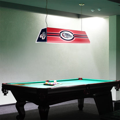 Gonzaga Bulldogs Edge Glow Pool Table Light Room View