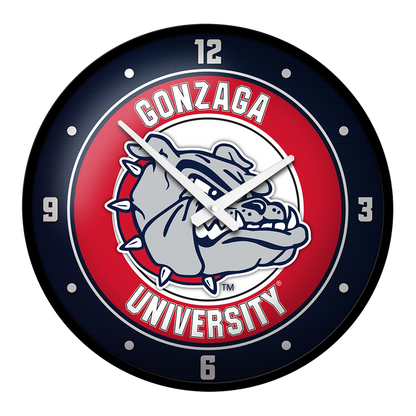 Gonzaga Bulldogs Round Wall Clock