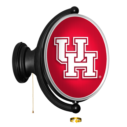 Houston Cougars Oval Rotating Wall Sign
