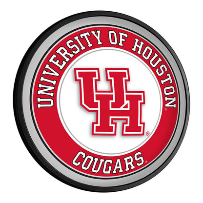 Houston Cougars Slimline Round Lighted Wall Sign