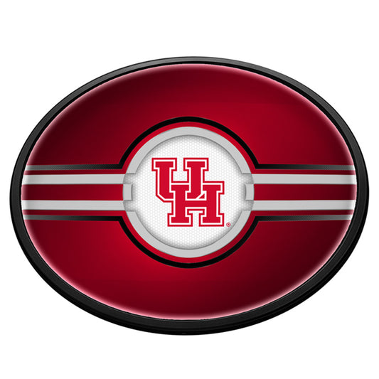 Houston Cougars Slimline Oval Lighted Wall Sign