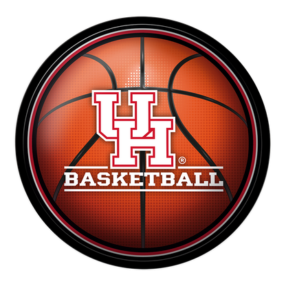 Houston Cougars Basketball Modern Disc Wall Sign