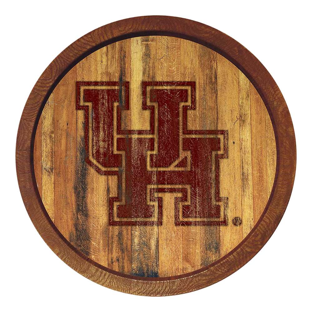 Houston Cougars Branded Barrel Top Sign