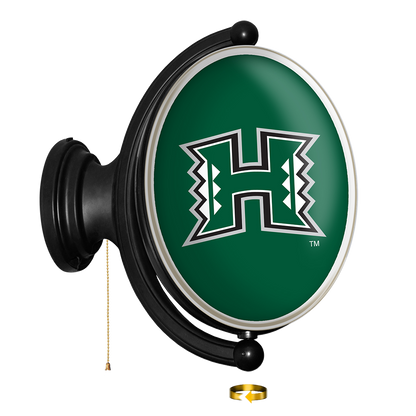 Hawaii Warriors Oval Rotating Wall Sign