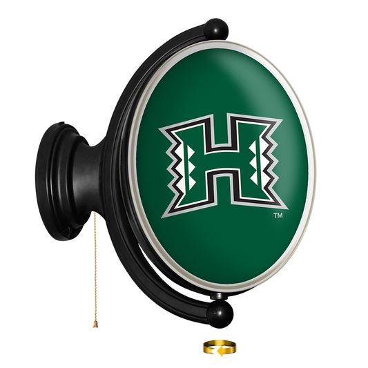 Hawaii Warriors Oval Rotating Wall Sign