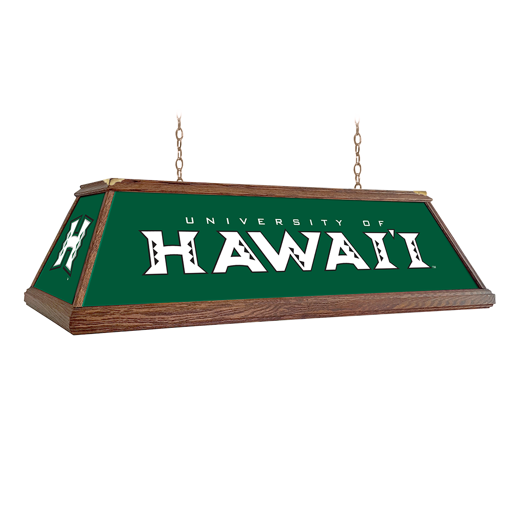 Hawaii Warriors Premium Pool Table Light