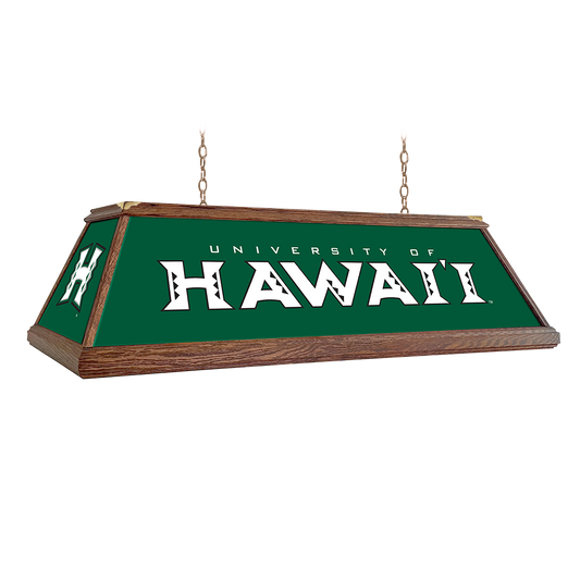 Hawaii Warriors Premium Pool Table Light