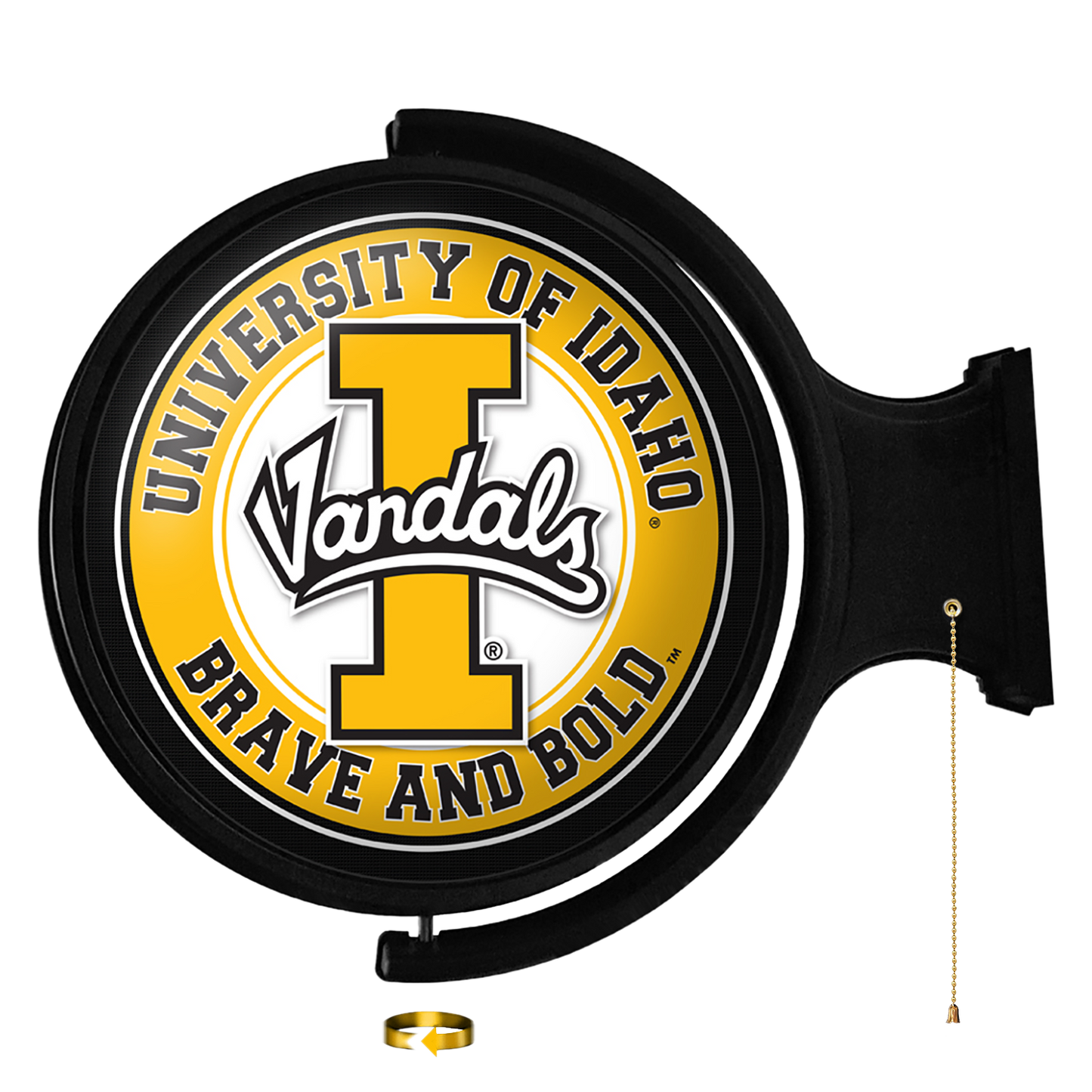 Idaho Vandals Round Rotating Wall Sign