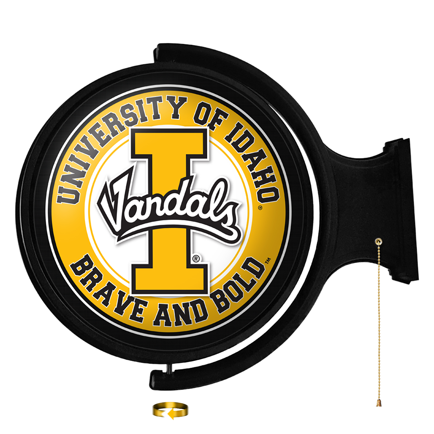 Idaho Vandals Round Rotating Wall Sign