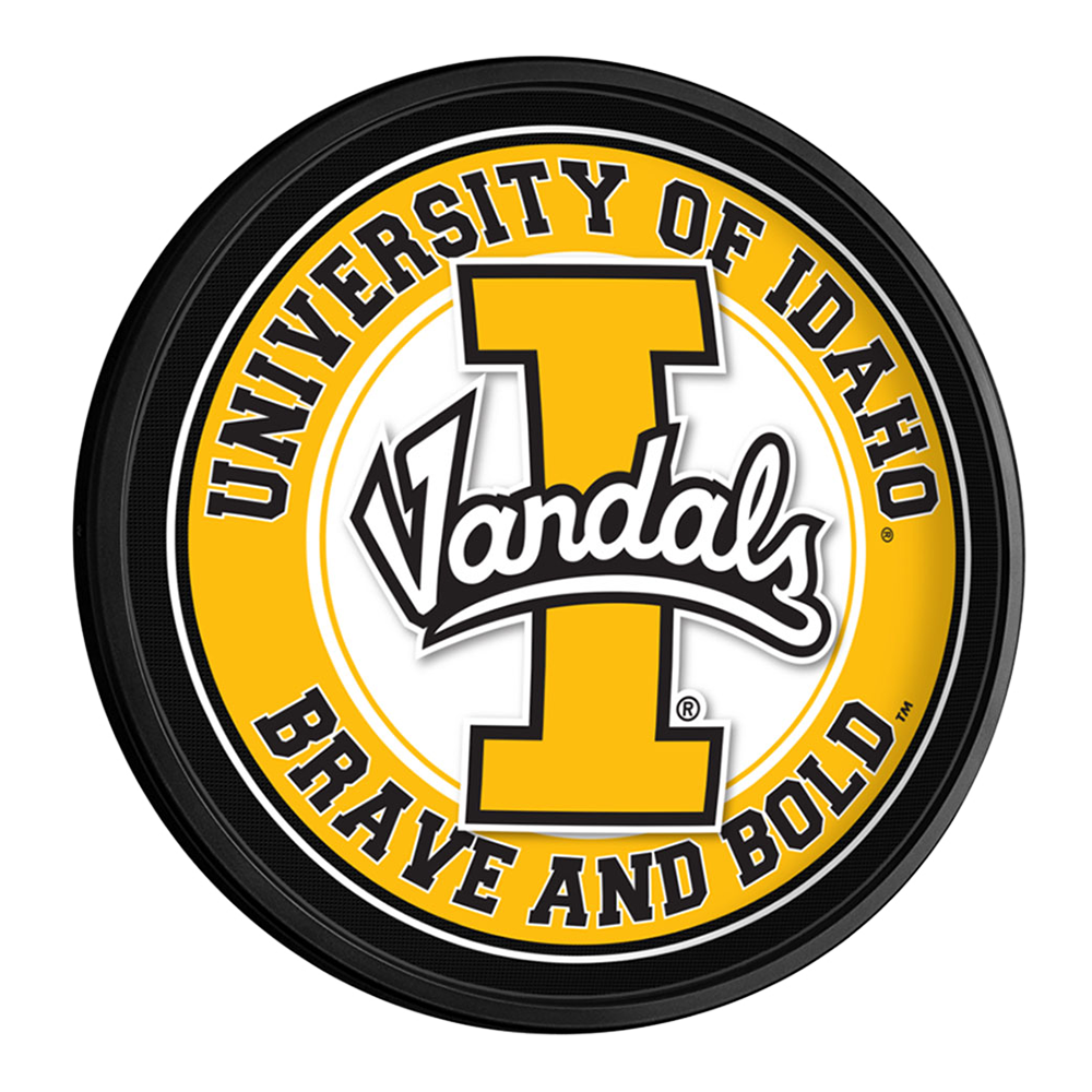 Idaho Vandals Slimline Round Lighted Wall Sign