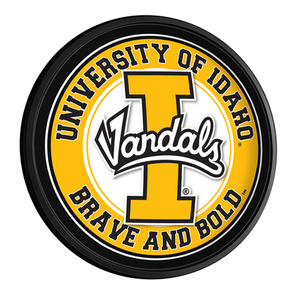 Idaho Vandals Slimline Round Lighted Wall Sign