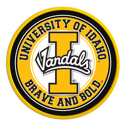 Idaho Vandals Modern Disc Wall Sign