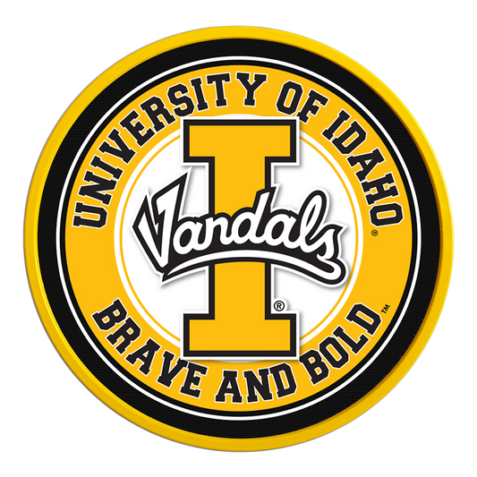 Idaho Vandals Modern Disc Wall Sign