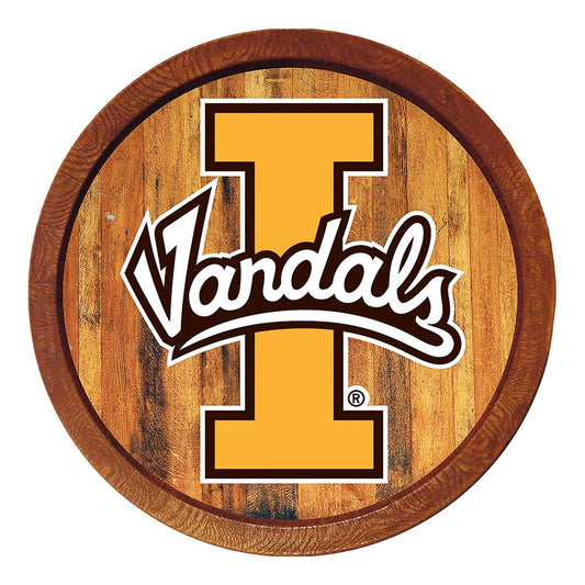 Idaho Vandals Barrel Top Sign
