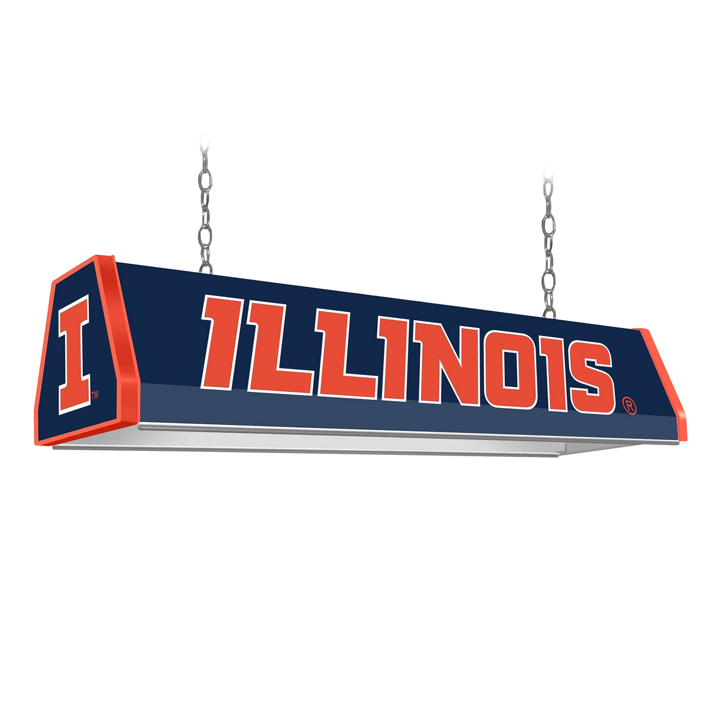 Illinois Fighting Illini Standard Pool Table Light